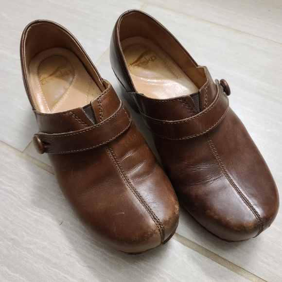 Dansko sz 38 brown leather clogs - Picture 2 of 6